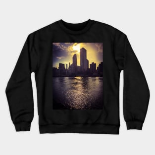 Roosevelt Island Skyline Sunset New York City Crewneck Sweatshirt